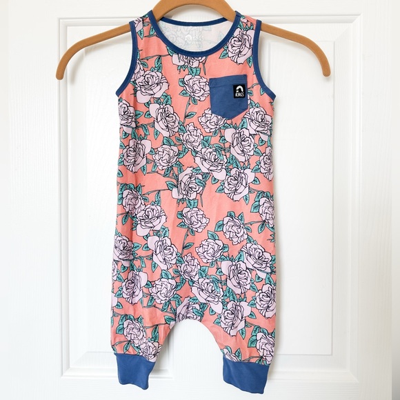 Rags to Raches Girls Floral Romper / Size 18-24 months - Picture 1 of 5